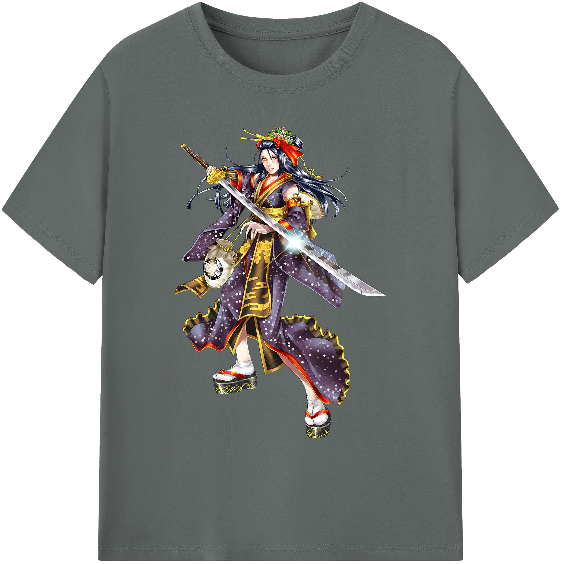 （画像用） 刀剣乱舞 Touken Ranbu 綿100％ メンズ半袖Tシャツ｜肌触りやわらか＆通気性